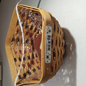 Longaberger Bee 2008 Basket & Protector